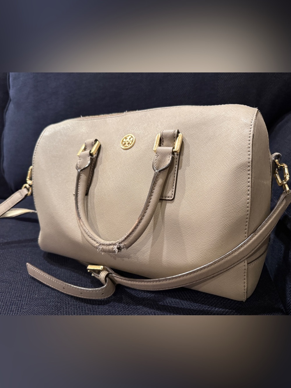Tory Burch Crossbody Satchel with Adjustable Strap